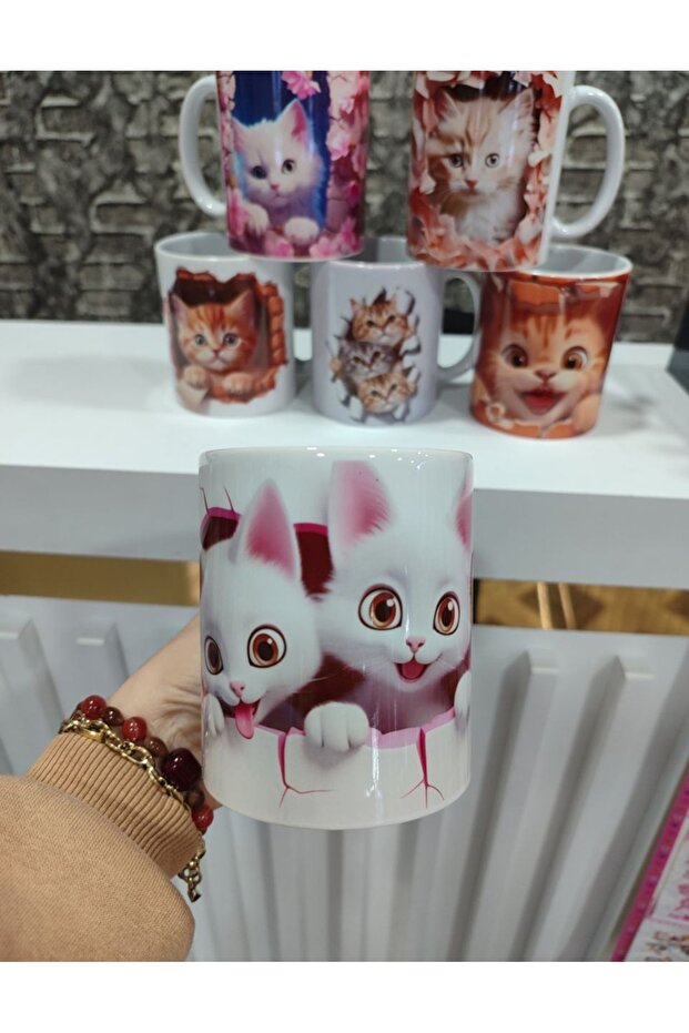 كوب على شكل حرف 1 قطعة - 6