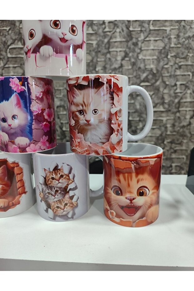 كوب على شكل حرف 1 قطعة - 4