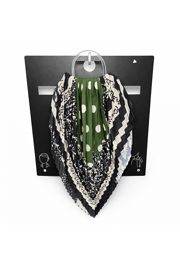 Stylish Patterned Women's Scarf – Multi-Purpose Bandana Scarf That Can Be Worn Around the Neck, on the Head, and on the Bag