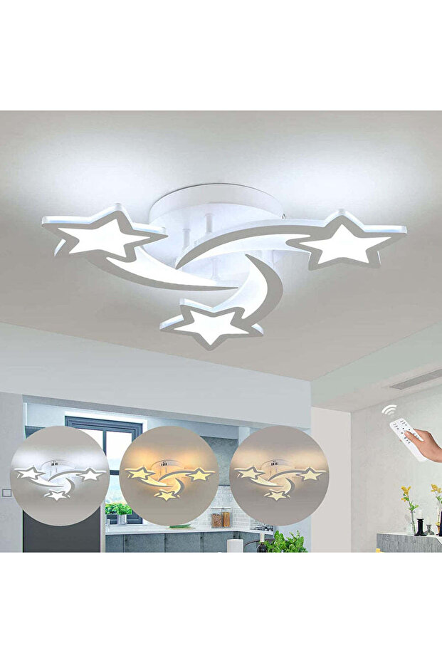 Lustra LED Mini STAR Design Echivalent 300W Telecomanda - 1