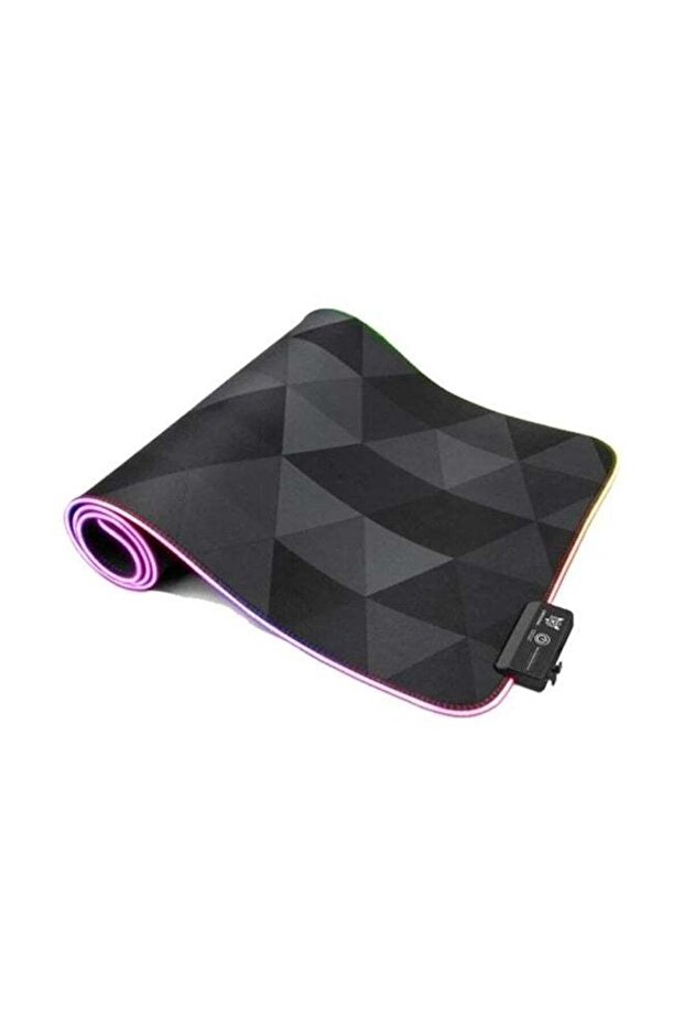 MP006 RGB Mousepad – Large Black Gaming Mouse Pad with RGB LED Lights