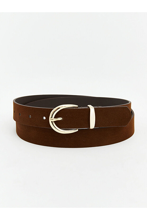 Nevavm Suede-Look Women's Belt with a Difference