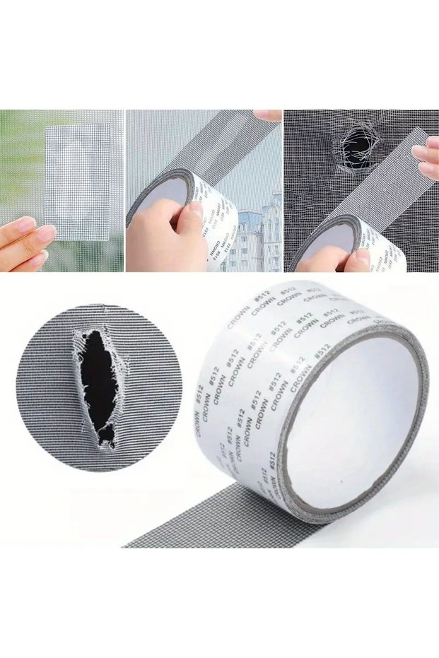 Strong Adhesive Window Repair Tape 2Mt X 5cm Fly Screen Patch Tape Insect Prevention Tape