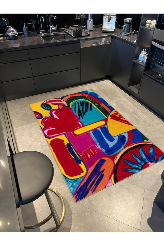 Fruit Pattern Mixed Vivid Color Decorative Carpet Miravip598