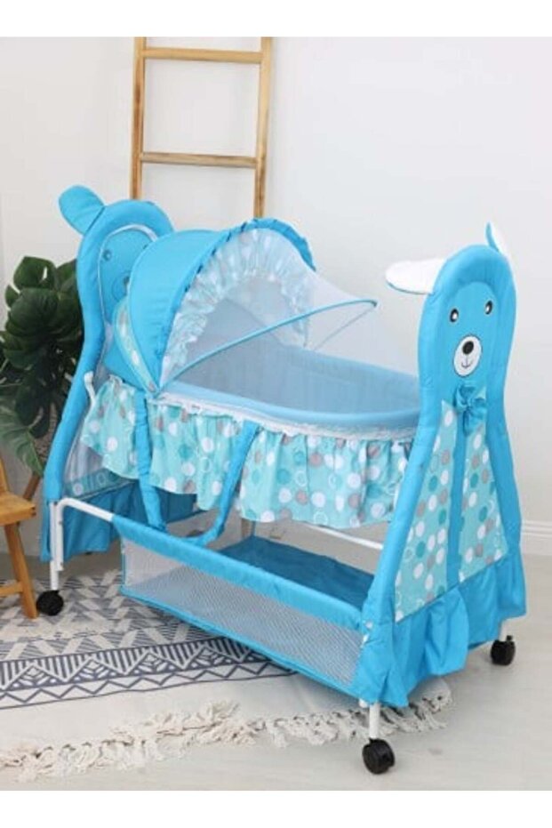 سرير هزاز عالي الجودة للأطفال حديثي الولادة - 1