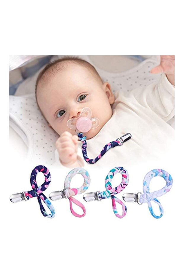 4-Piece Pacifier Clip - 2