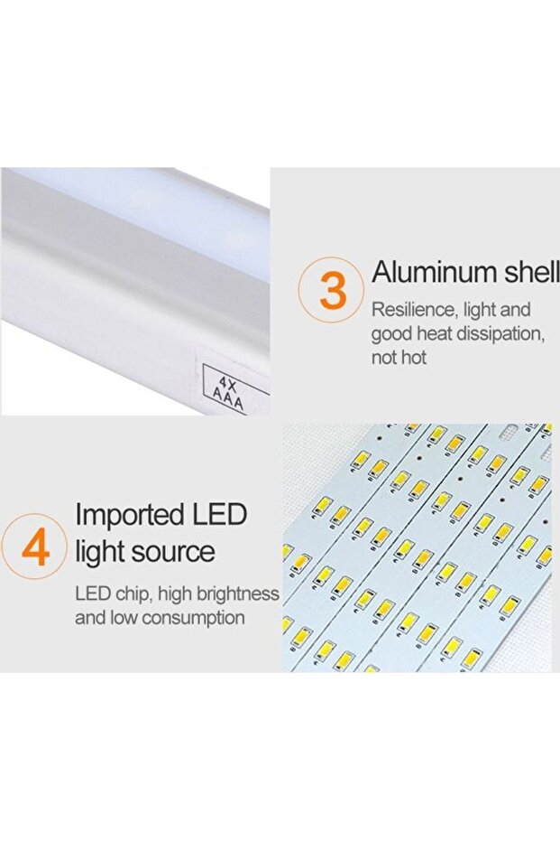 ضوء خزانة الممر أبيض/أصفر - 5