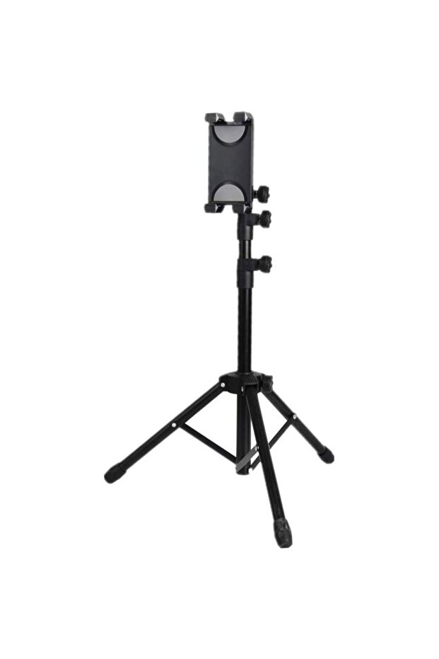 حامل ثلاثي القوائم قابل للتعديل باللون الأسود - 1