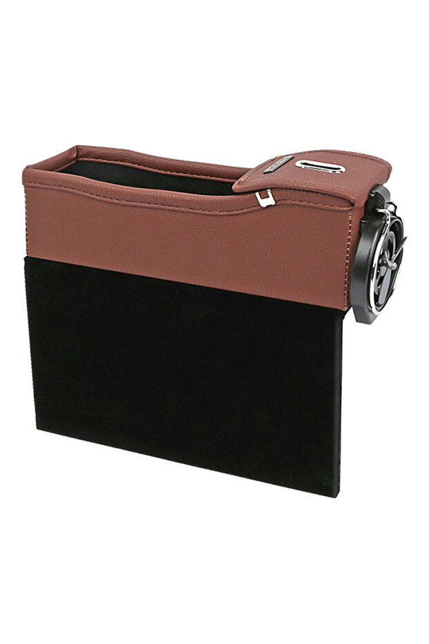 صندوق تخزين متعدد الوظائف في الفجوة بين المقعد الأيسر - 1