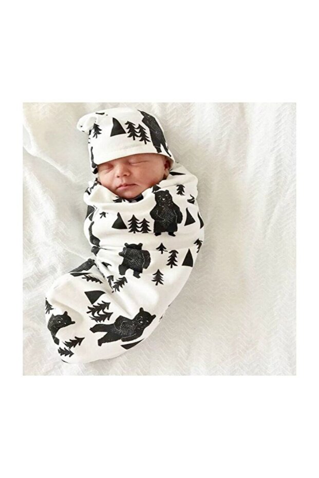 لفافة نوم مطبوعة مع غطاء - 3