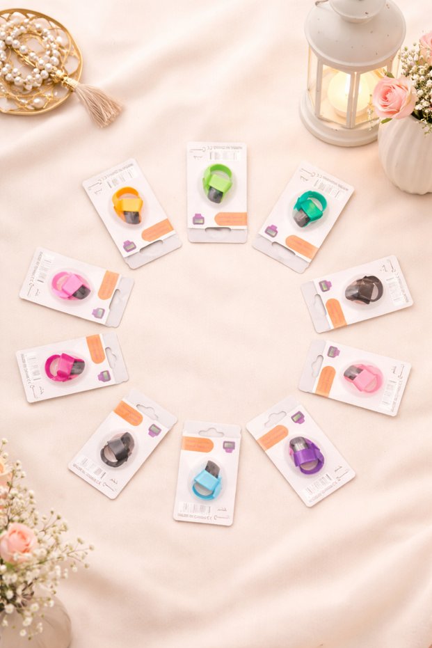 Tasbih Ring Counter For Zikr 10 Pieces Tally counter for Gift Multicolor Individual Pack