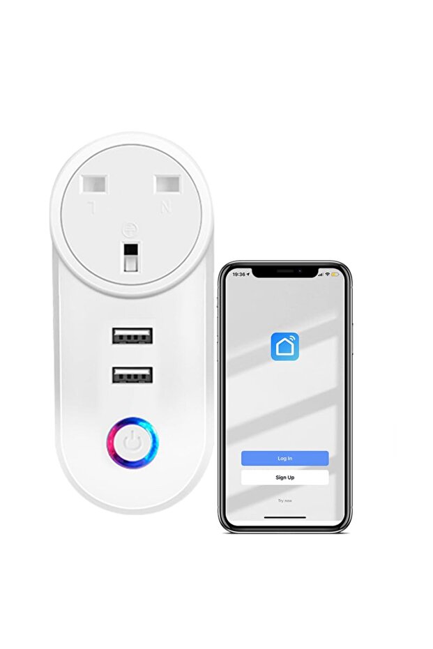 WiFi Smart Plug Tuya Smart Socket Timer Schedule Socket for Smart Home App Remote Control Com