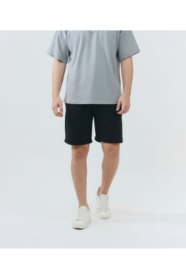 Erkek Pike Double Paça Şort Bermuda Rahat - 2