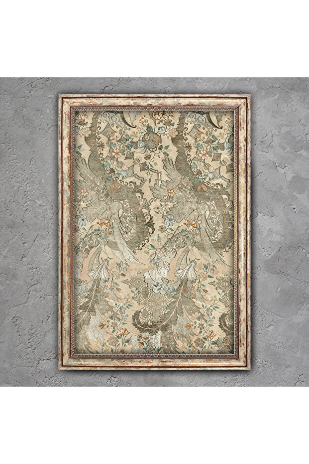 Eskitme Çerçeveli Tablo - 1