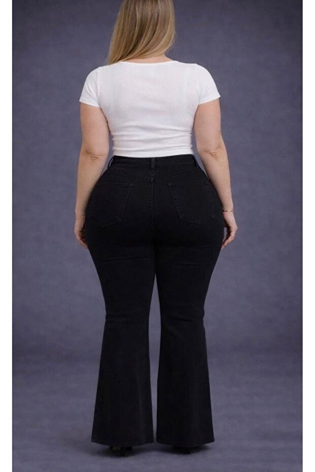 Big Size Tight-Up Power Lycra Spanish-Style Women's Jeans