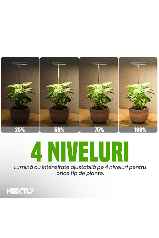 LED UV Grow Light NEXTLY, adjustable, timer, white - 7