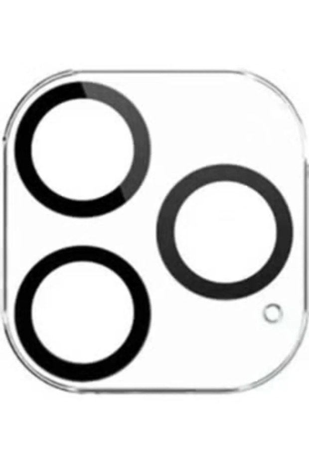 واقي عدسة كاميرا عالي الجودة لهاتف iPhone 13 Pro - أسود