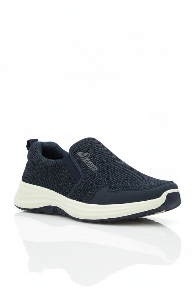 Men's Alba Navy Easy-Wear Lace-Free Comfortable Sneakers Casual Shoes