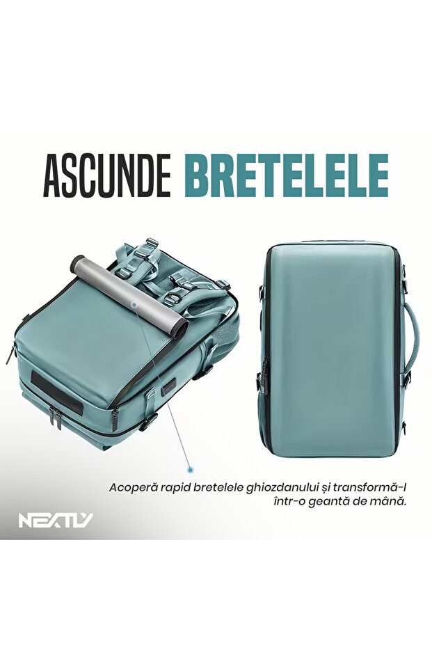 Multifunctional Handbag-Style Backpack, Black - 5