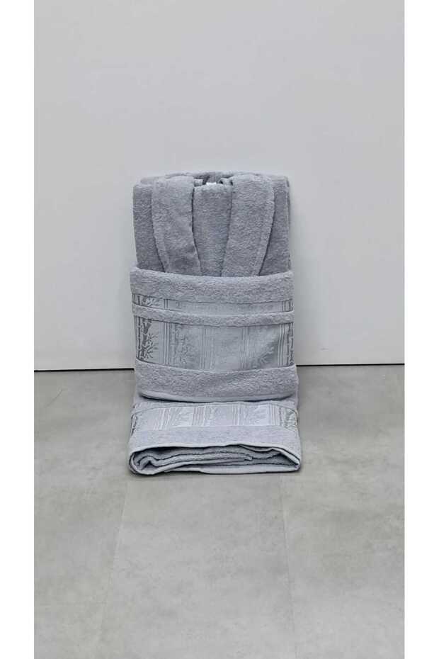 Bambu Aile Bornoz seti - 3