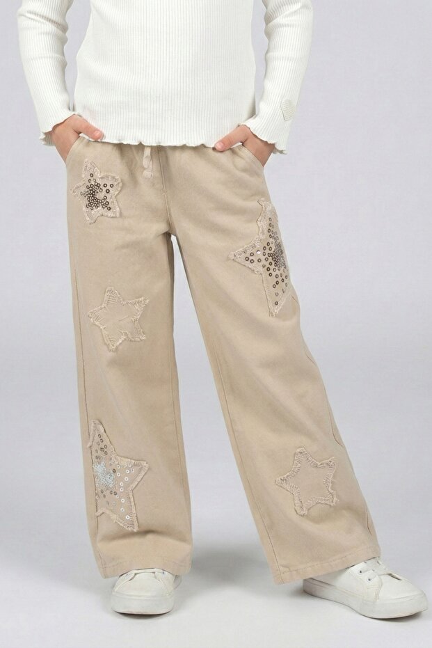 Star Embroidered Trousers