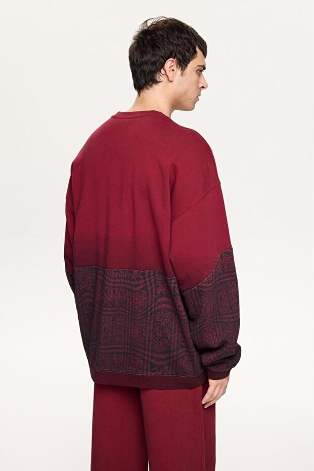 Erkek Oversize Sweatshirt - 4