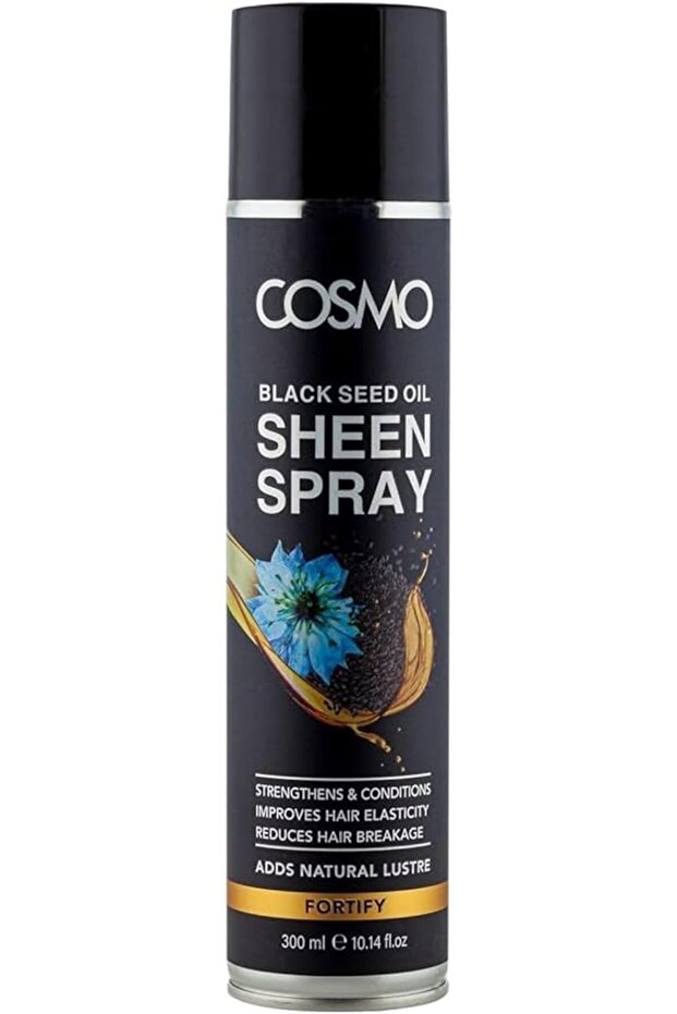 Black Seed Oil Hair Sheen Spray for Deep Gloss Styling (300ml)