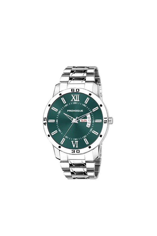 Day And Date Functioning High Quality Analog Watch - For Men OlivesilverDD