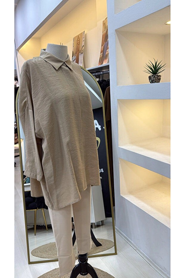 3001 Gömlek - LATTE - 5