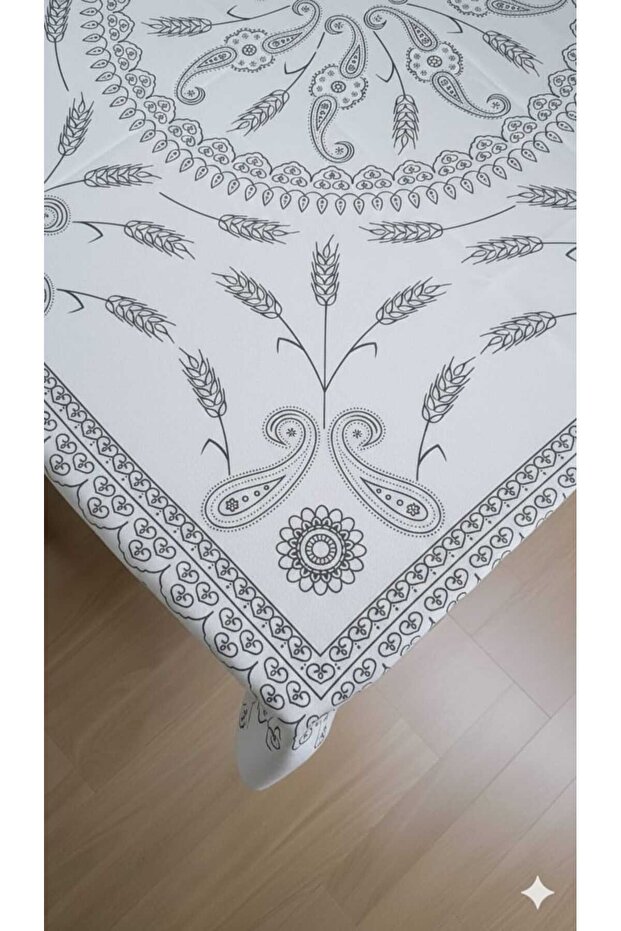 Başak Desenli Masa Örtüsü Sofra Bezi - 3