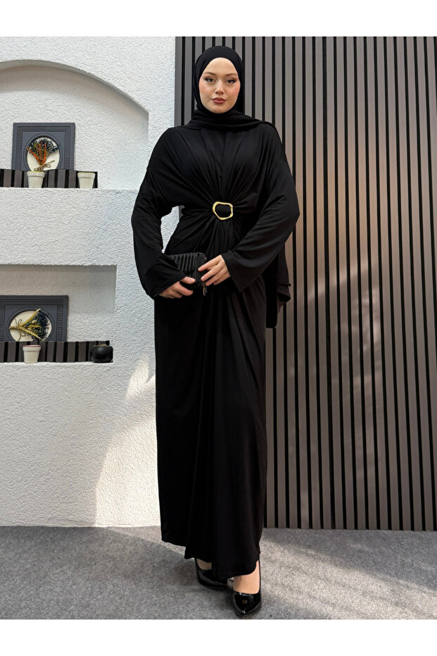 Ruby Sandy Elbise Siyah - 7