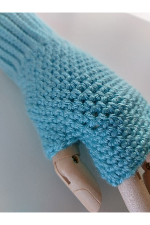 Elyapımı Örgü Eldiven - 6