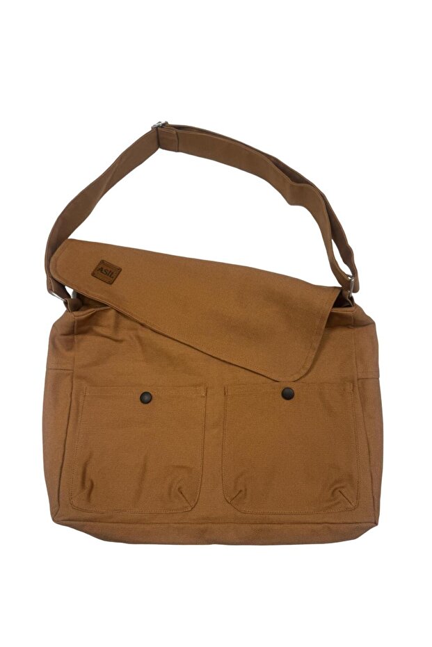 Kanvas Postacı Çanta - 2