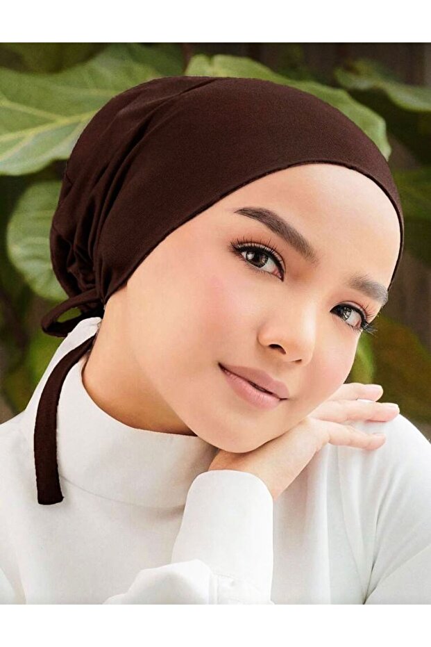 Inner Hijab Cap Cotton Adjustable Muslim Women's Underscarf - Cotton Undercap