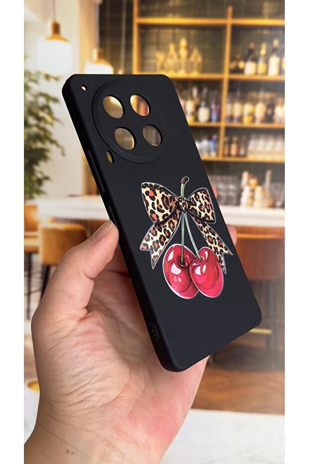 حافظة مطاطية كلاسيكية من السيليكون ممتصة للصدمات بنمط الفهد من تشيري فيونك متوافقة مع هاتف تكنو كامون 30 - 3