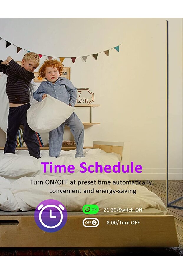 مصباح أرضي ذكي بتقنية LED – أجواء عصرية بإضاءة تناسب كل لحظة - 6