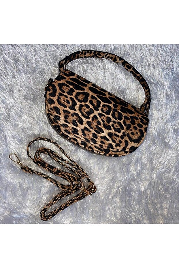 NERA Model Leopar Desenli Çanta - 1