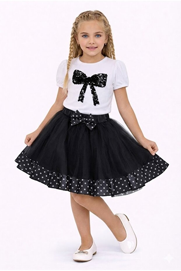 April 23 October 29 Show Outfit Girls Tutu Skirt Set Noblestore