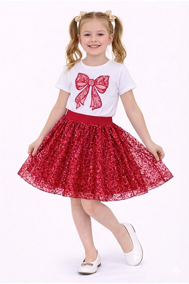 April 23 October 29 Show Outfit Girls Tutu Skirt Set Noblestore