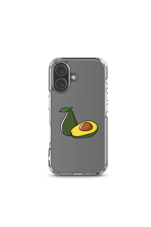 حافظة إطلاق بتصميم الأفوكادو المتوافقة مع آيفون 16 - 1