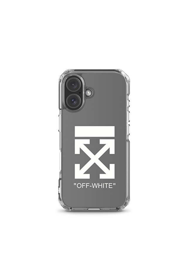 iPhone 16 Compatible Off-White Design Launch Case - 1