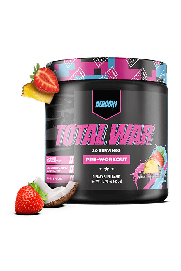 Total War, Vice City, 30 servings, 320mg Caffeine Per serving, Improve Metabolic Function