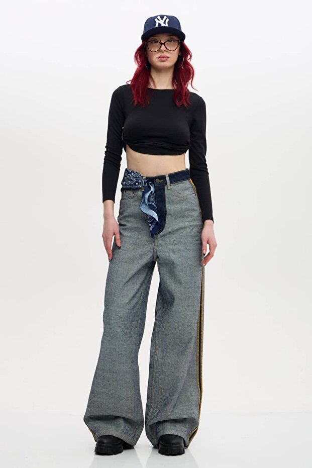 Çift Taraflı Jean - 1