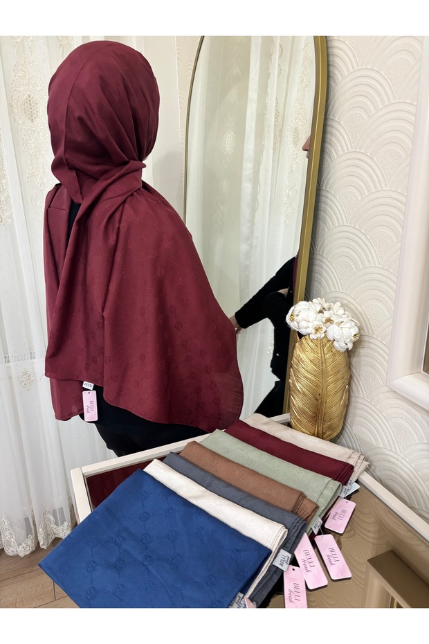 Belli Fresh Monogram Şal - 1