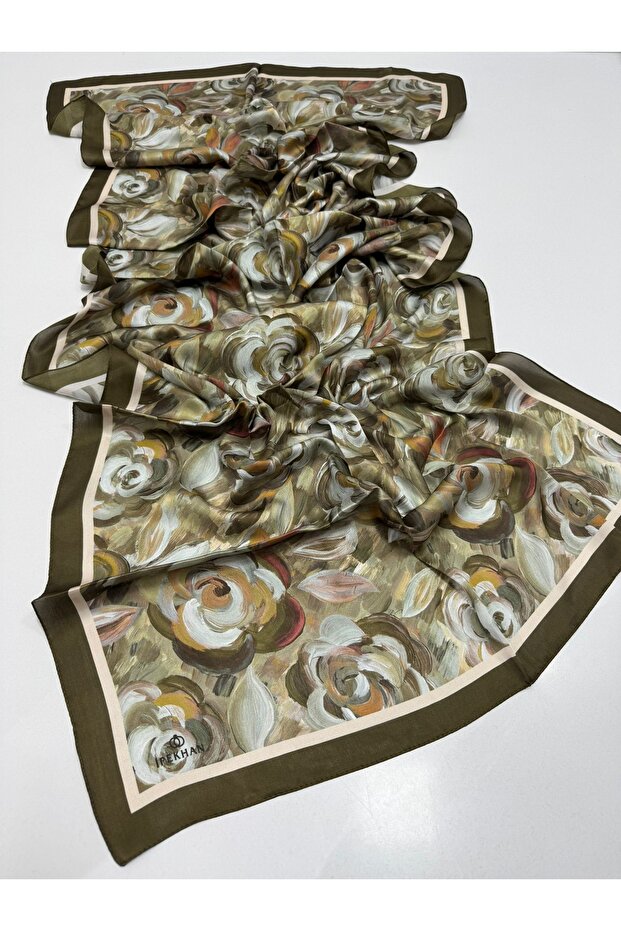 Winter Bloom Hint İpeği Şal 5014 - 4