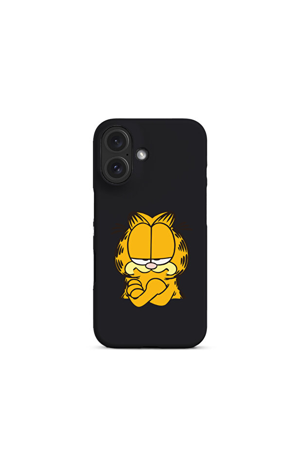 حافظة إطلاق مطبوعة بتصميم جارفيلد متوافقة مع آيفون 16 - 1