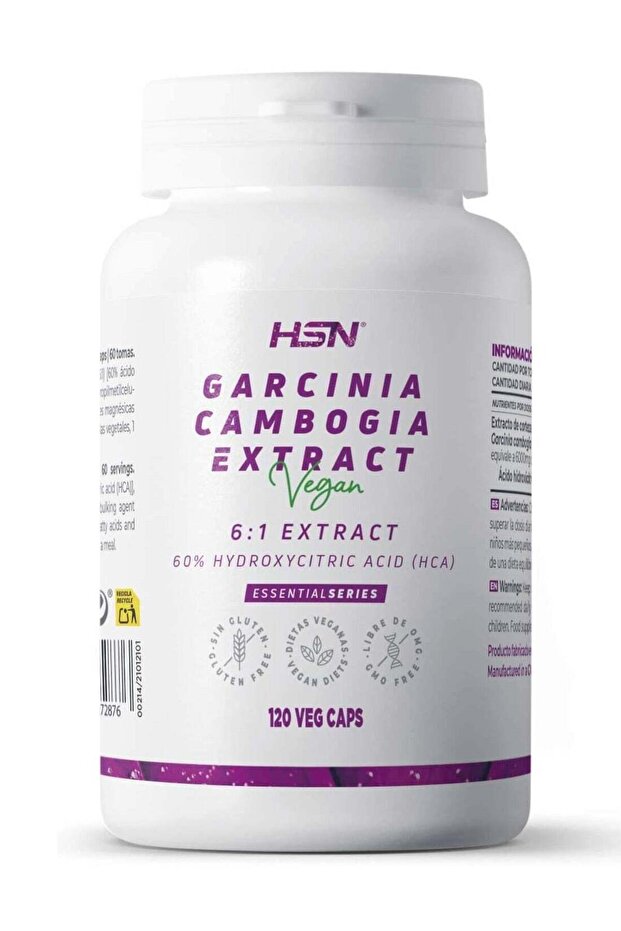 HSN Garcinia Cambodgia (6:1) Extract 500mg - 120 veg caps
