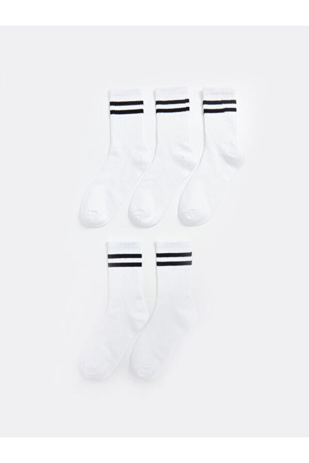 Timeless Clothing & Timeless Choices Striped Boys' Socks 5-Piece Set