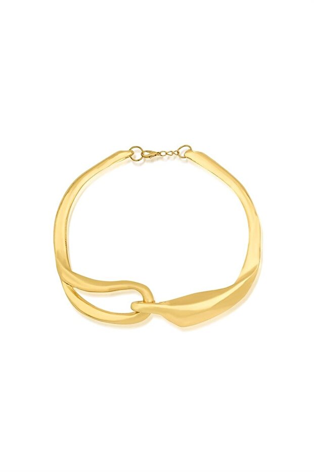 Altın Birbirine Geçmeli Kolye - 1