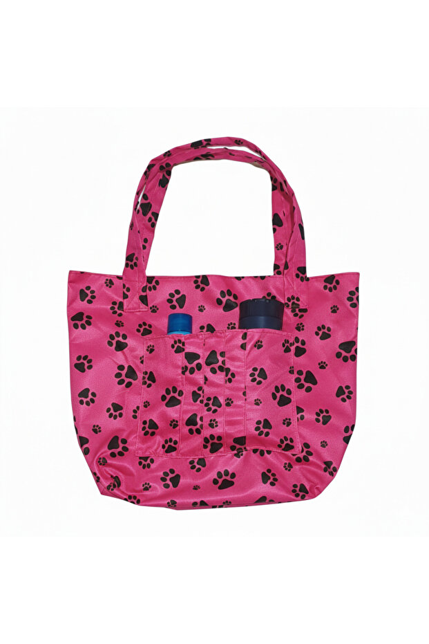 حقيبة شاطئ بنمط قماشي - 2